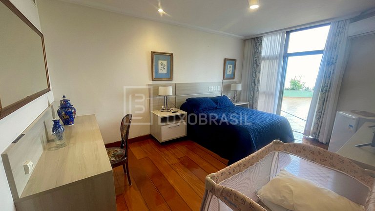 LUXOBRASIL #RJ740 São Conrado Mansion 05 Rooms Sea View Vaca