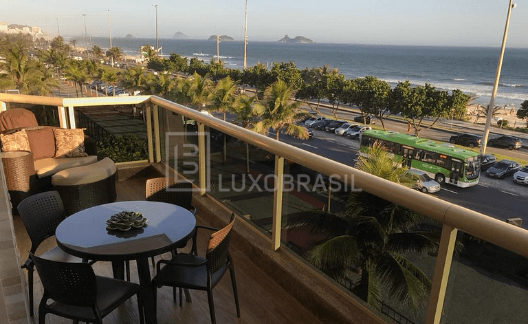 LUXOBRASIL #RJ84 Beachfront Apartment Posto 6 Barra Vacation